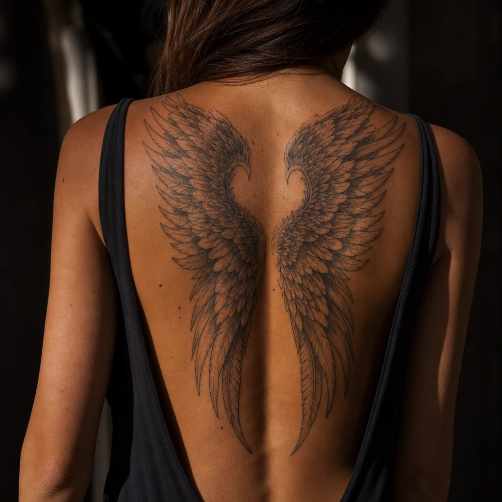 Ailes d'ange omoplates