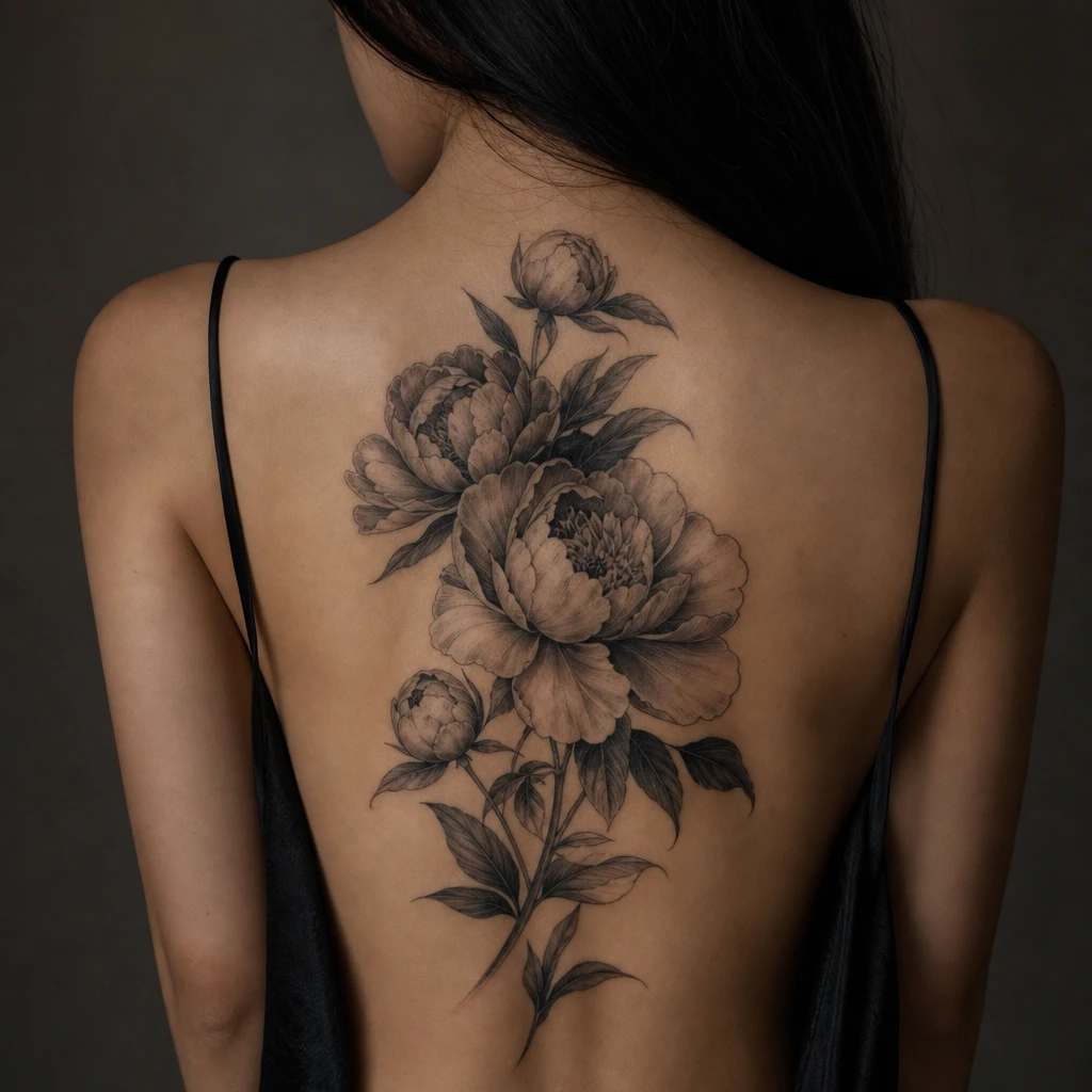 Pivoines realistes