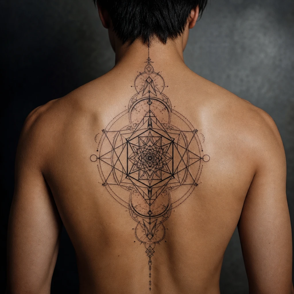 Geometrie sacree dorsale