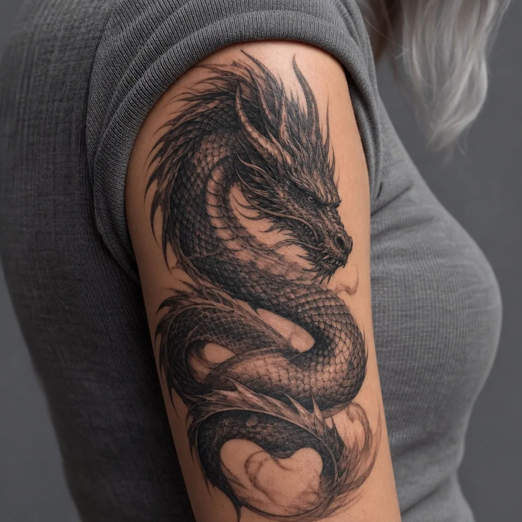 Dragon realiste ecailles