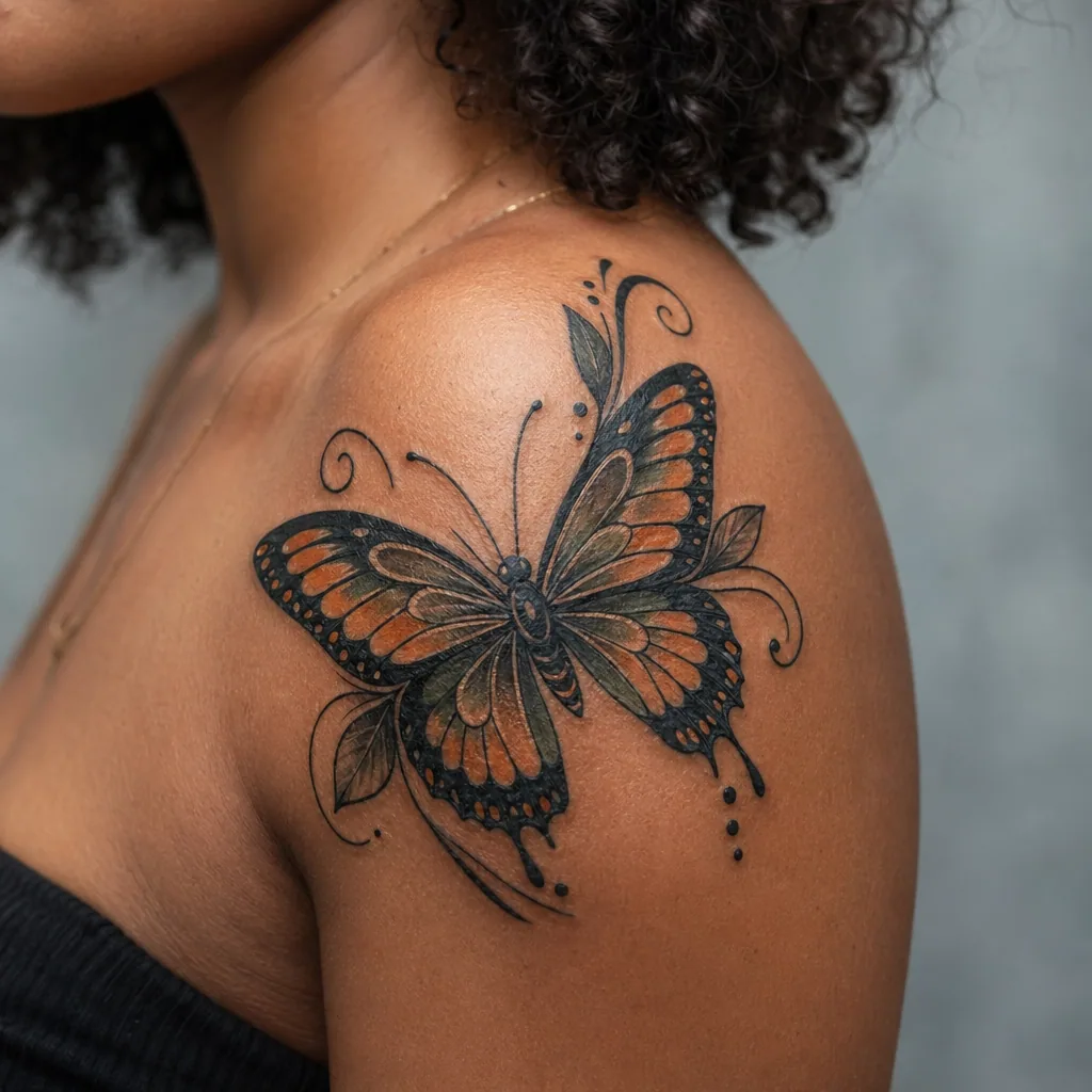 Papillon neo-traditionnel