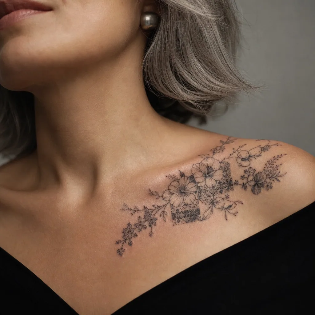 Patchwork floral vintage