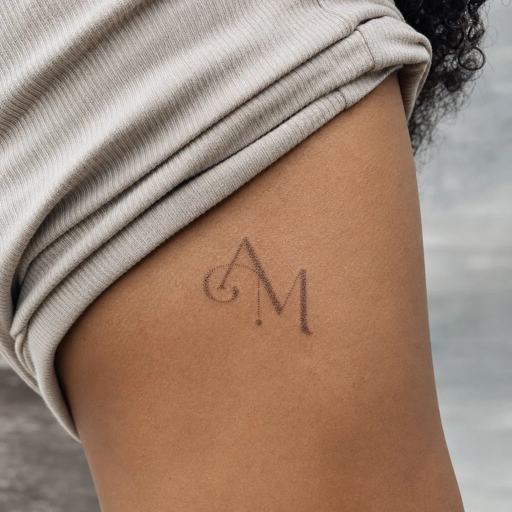 Initiales dotwork