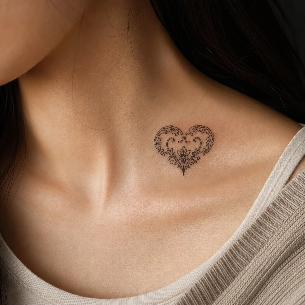 Coeur ornemental maman