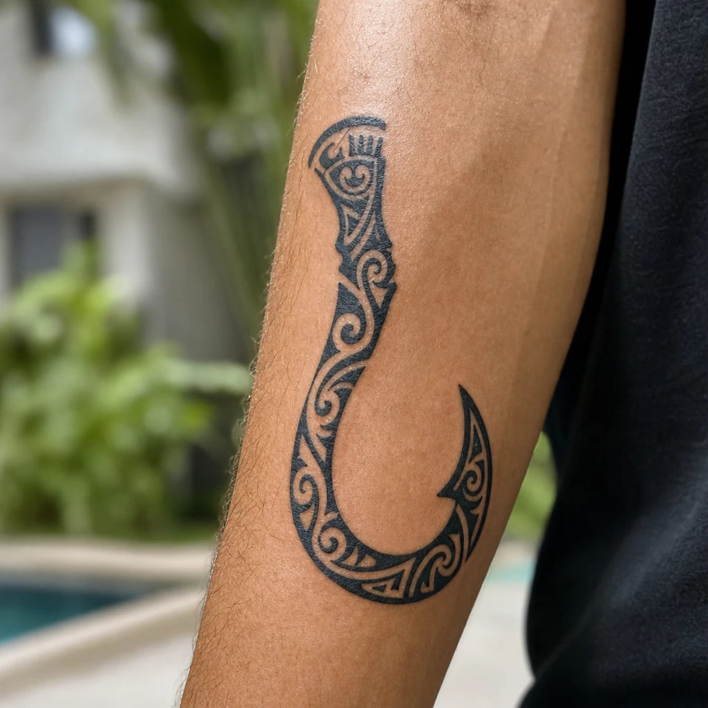 Tattoo maori auf echter Haut