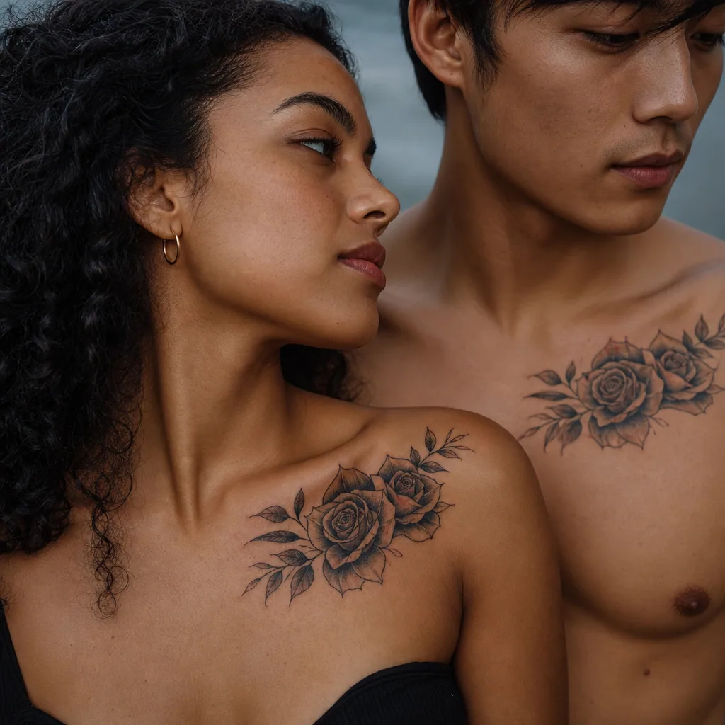 Roses nuptiales neo-traditionnelles