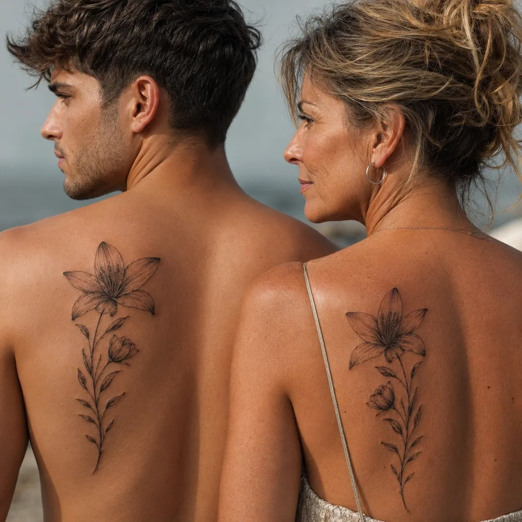 Fleurs mere et enfant
