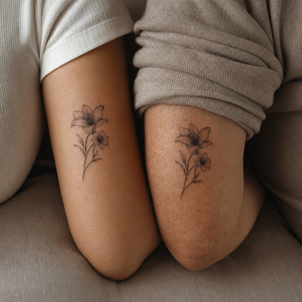 Fleur pere et fille