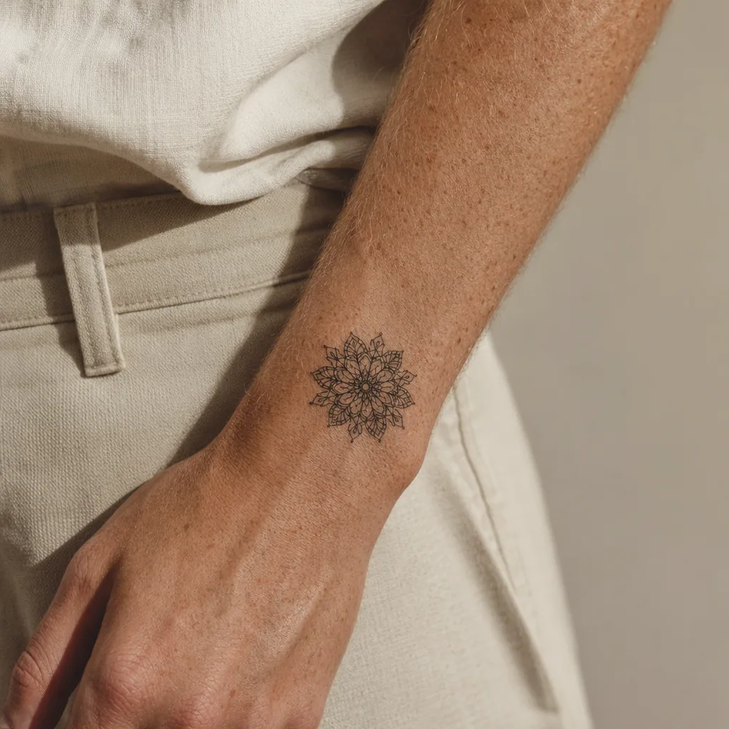 Mandala lace miniature