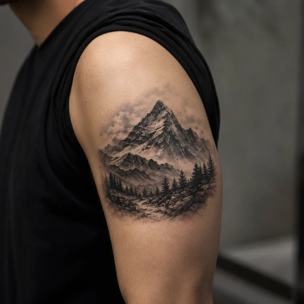 Montagne realiste